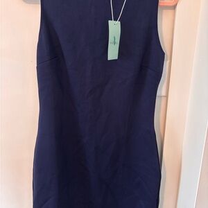 Wiholl Navy Sheath Dress NWT Size M